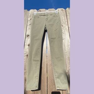 Army Green Skinny Jeans